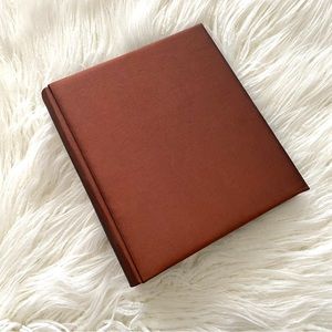 New Shiny Dark Copper Brown Archival 4x6 Photo Album with 40 pages / 160 photos